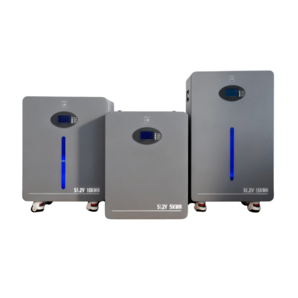 LiFePO4 Solar Battery 10kWh 15kWh 5kWh Movable Wall-Mounted Lithium Battery Pack 51.2V Home Energy Storage Station