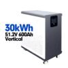 LiFePO4 Solar Battery 10kWh 15kWh 30kWh Movable Wall-Mounted Lithium Battery Pack 48V Home Energy Storage Station